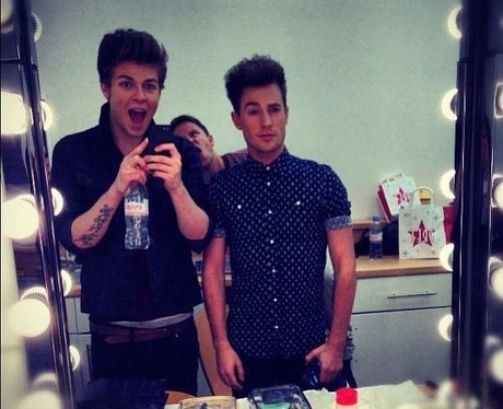 Lawson are photobombed on a shoot