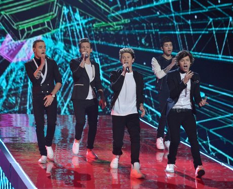One Direction perform on The X Factor UK 2012 final