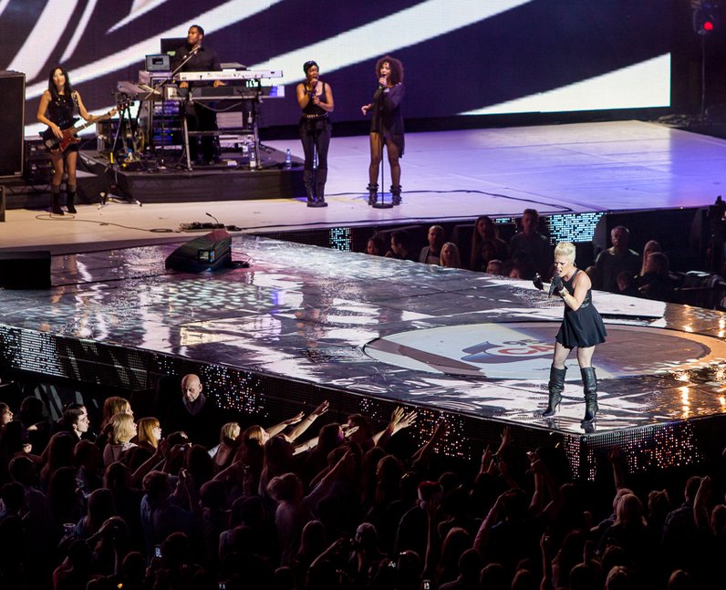 Pink at the Jingle Bell Ball 2012