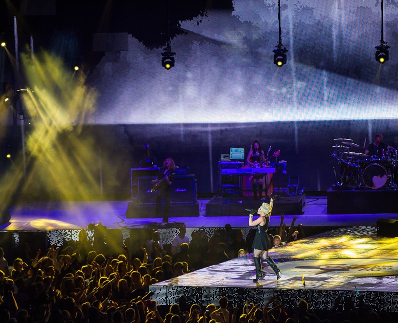 Pink at the Jingle Bell Ball 2012