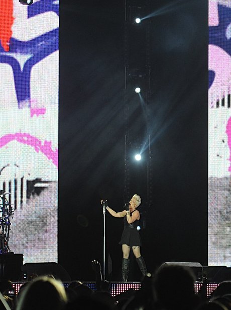 Pink at the Jingle Bell Ball 2012