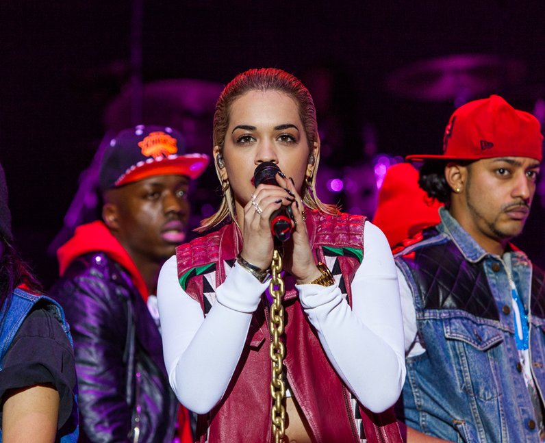 Rita Ora at the Jingle Bell Ball 2012