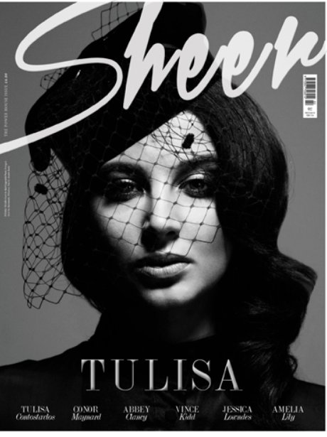 Tulisa Sheer Magzine December 2012