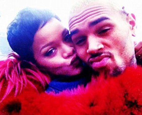 Chris Brown and Rihanna on twitter