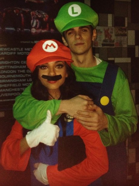 Jade Thirlwall dressed as Mario