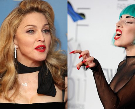 Madonna and Lady Gaga