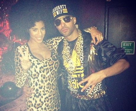 Rochelle and Marvin in fancy dress