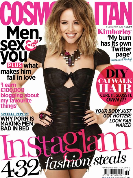 Kimberley Walsh on the cover of Cosmopolitan Magazine