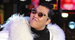 Rapper PSY performs during New Year's Eve