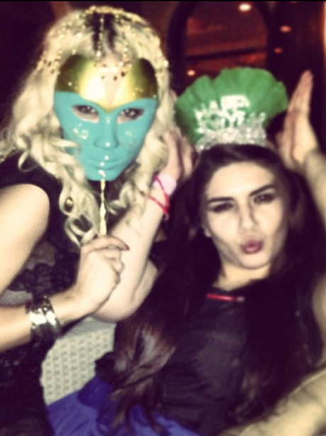 Rita Ora celebrating new year