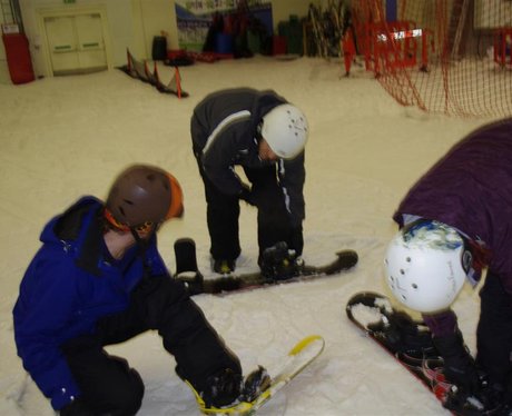 Des & Jennie Snowboarding