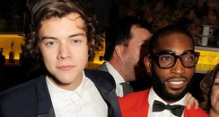 Harry Styles and Tinie Tempah at fashion event