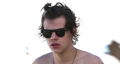 Harry Styles on holiday