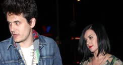 Katy Perry and John Mayer holding hands