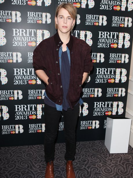 Tom Odell at the BRITS Award Nominations 2013