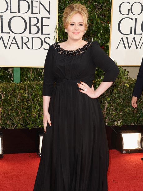 Adele at the Golden Globe Awards 2013
