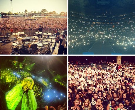 Pop Stars Crowd Photos