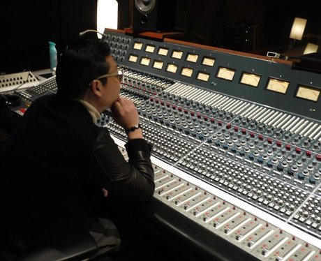 PSY in the studio