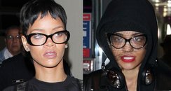 Rita Ora and Rihanna wearing glasses