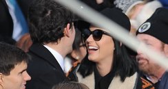 Katy Perry and John Mayer arrive at the Inaugurati