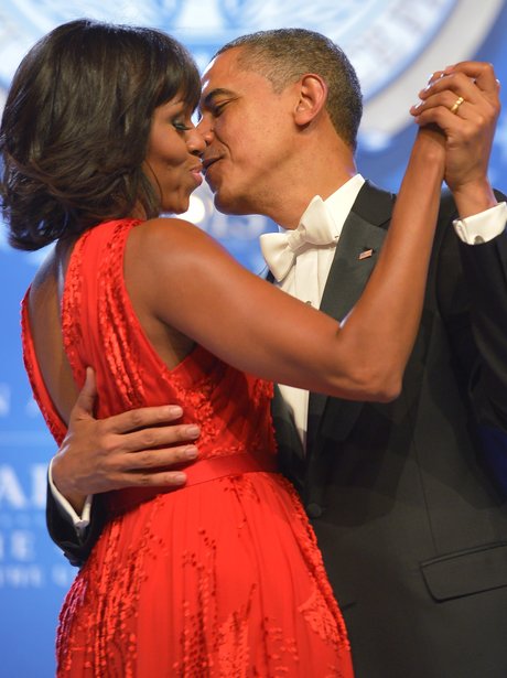 Michelle and President Obama Inauguration Ceremony