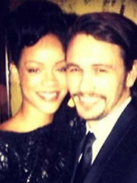 Rihanna meets Milk star James Franco