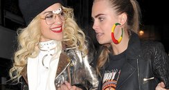 Rita Ora and Cara Delevingne in London