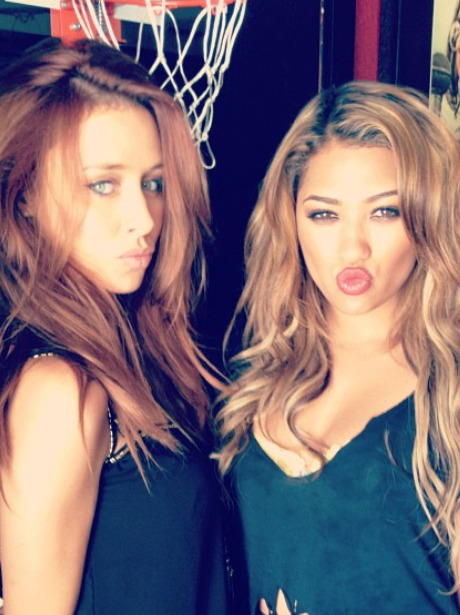 The Saturdays' Una Healy pouts at the camera