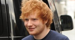 Ed Sheeran shows of new tattoo on his arm