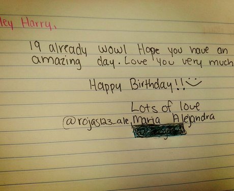 One Direction's Harry Styles' 19th Birthday Card - Capital