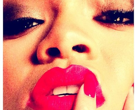 Rihanna poses for a photoshoot