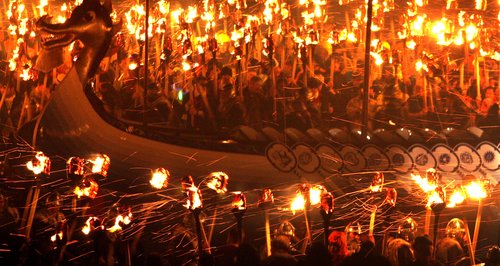 Viking Festival in Shetland