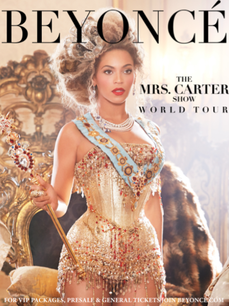 Beyonce's new world tour poster