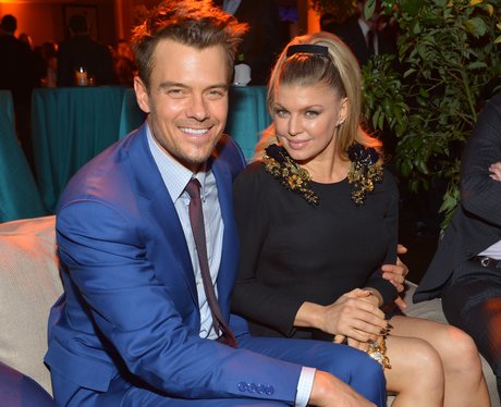 Josh Duhamel and Fergie at the premiere of Safe Haven
