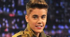 Justin Bieber during a taping of 'Late Night With 