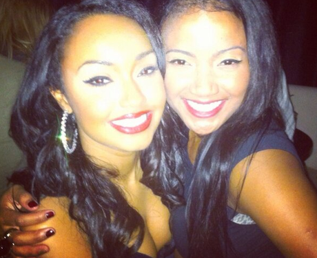 Little Mix star Leigh-Anne Pinnock out with friends