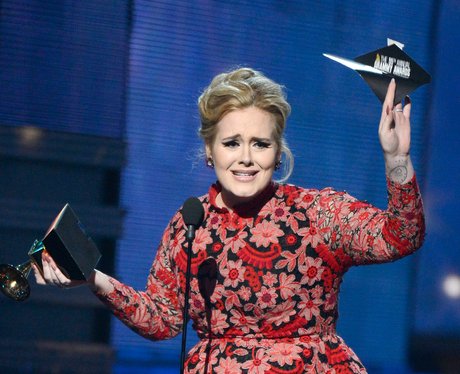 Adele at the 2013 Grammy Awards