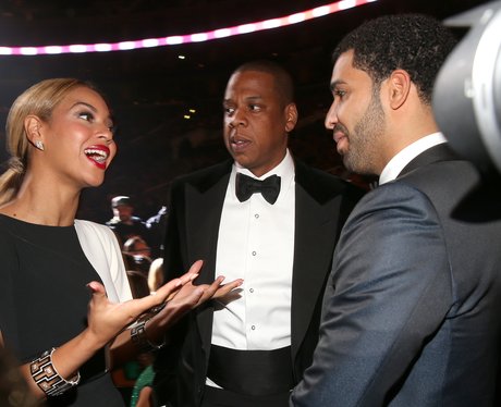 Beyonce, Jay-Z and Drake 2013 Grammy Awards