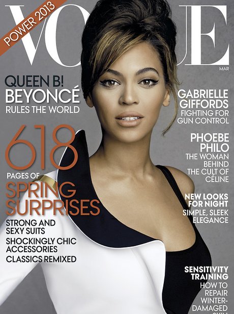Beyonce covers the new issue of Vogue US
