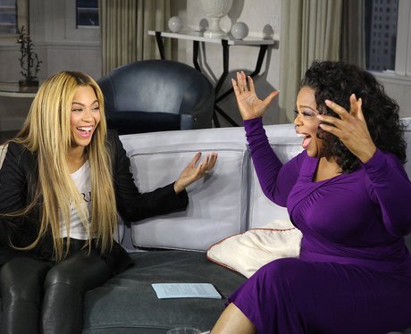 Beyone and Oprah Winfrey
