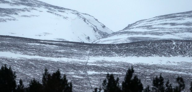 Chalamain Gap area of the Cairngorms 