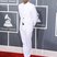 Image 5: Chris Brown wearing all white at Grammy Awards 2013