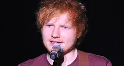 ed sheeran performs at pre grammys party