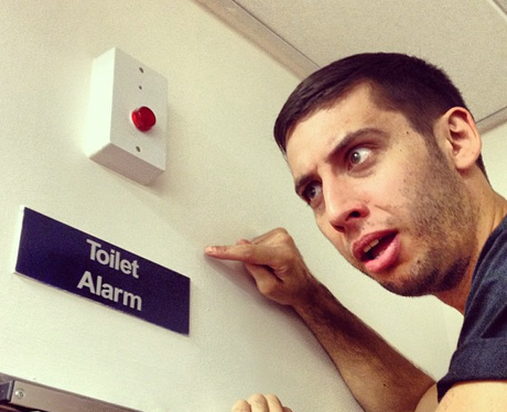 Example shares a silly pictures with fans