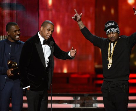Frank Ocean, Jay-Z and The-Dream  at the 2013 Gram