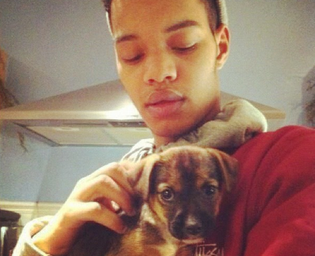 Harley from Rizzle Kicks with his dog