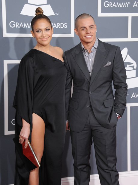 Jennifer Lopez and Casper Smart arrive at the Gram