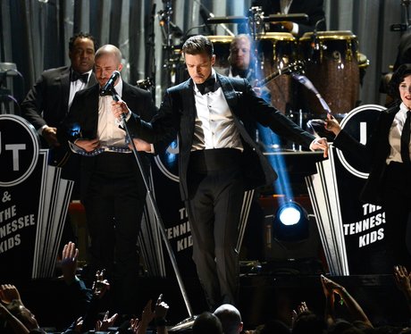 Justin Timberlake performs at the Grammy Awards 20