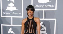 Kelly Rowland arrives at the Grammy Awards 2013