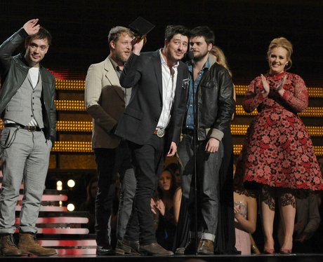 Mumford and Sons at the 2013 Grammy Awards